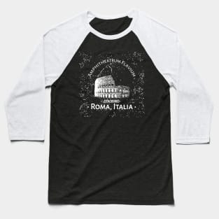 Colosseum Roma Italia Baseball T-Shirt